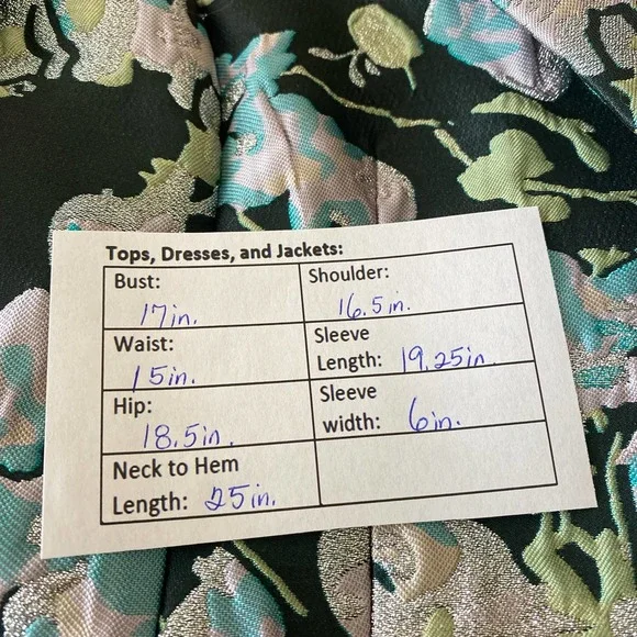 NWT ETCETERA Blazer In Bloom Print, size 2 - Picture 14 of 16